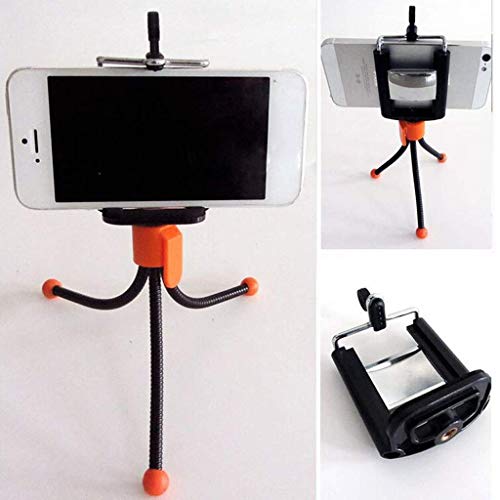 XYSQWZ Desktop-Telefon-stativ Ultrakleiner Tragbarer Metall-telefonständer - Büroteleskop-Smartphone-stativ Für Den… – Bild 8