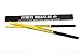 Original High-Grade Plastic FITNESS ROCKSTAR DRUMSTICKS™ for Fitness, Aerobic Classes, Workouts, Exercises, Cardio Drumming + ANTI-SLIP Handles, Yellow Pair