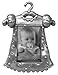 Malden International Designs Girl's Outfit Pewter Juvenile Picture Frame, 2x3, Silver