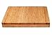 Lipper International Bamboo Wood Over-the-Counter-Edge Kitchen Cutting and Serving Board, 17-5/8