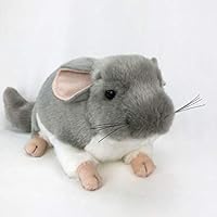 Foreen Realistic Chinchilla Mouse Animal Plush Stuffed Doll Home Desktop Decor Party Favor Gifts Toys for Boys Girls Kids Toddlers