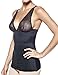 Body Beautiful Shapewear Women’s Lightweight Smooth and Silky Body Shaping V-Neck Camisole Top with Adjustable Shoulder Straps and Lace Trim (Black, Large)