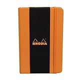 Rhodia Orange Webnotebook 5.5X8.25 Blank