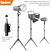 PIXEL BCK36241 Pixel Tripod Aluminum Lighting Stand, 79-inch /200cm Video Lighting Stand Adjustable Photography Lighting Stands with Carry Bag