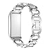 NotoCity Compatible Garmin Vivofit3/ Jr Band Stainless Steel Metal Replacement Strap for Garmin Vivofit 3/Vivofit Jr, NOT for Garmin Vivofit 1/2/HR