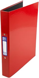 Oxford Premium A4 Ring Binder Red 25mm Capacity Laminated Paper on Board
