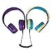 Contixo KB2600 Kid Safe 85db Foldable Wireless Bluetooth Headphone Built-in Microphone, Micro SD card Music Player, FM Stereo Radio (Purple) - Best Gift For Christmas