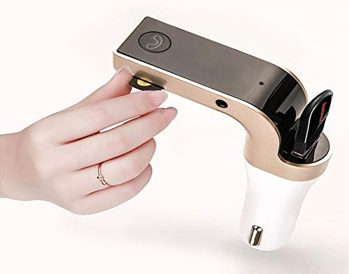 Wireless Multi-function Hand free Bluetooth Car Kit, Fm Transmitter Supported, USB Car Mp3 Music Player SD Card and Charger for iPhone and Other Smart Phone