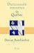 Dictionnaire amoureux du Québec (French Edition) by 