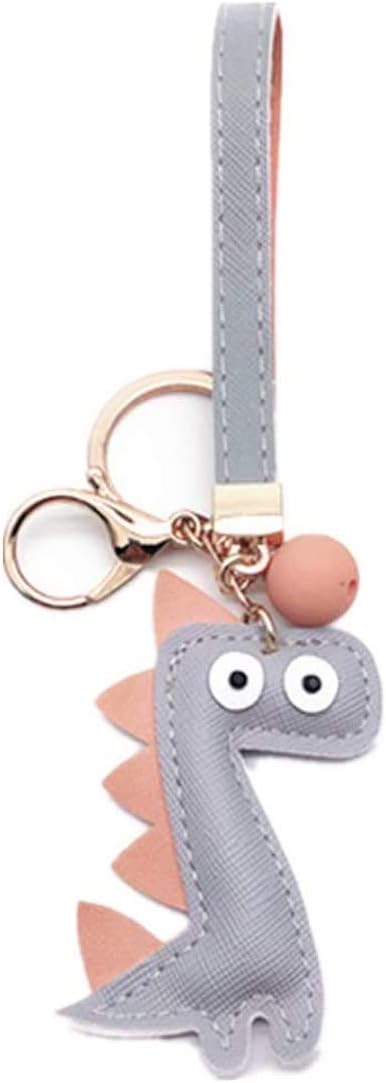 NEO+ Womens and girls leather keyrings pendants, Keychains, Bag Charms, Handbag Accessories (DINOSAUR), Pu Leather Dinosaur