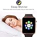 Smartwatch, Bluetooth Smart Watch Phone with Camera Pedometer SIM Card Slot for Android Samsung Sony Huawei and iOS iPhone (Partial Functions) Men Women Kids (Gold)