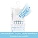 ZSZMFH 15 Pack Moisture Absorber Hanging Bag, Charcoal Smell Remove Damp Musty Smell,Hanging Closet Dehumidifier Bags with 25g of Activated Charcoal (220g/pack)