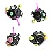 Fidget Cube 12 Sides Dodecagon Toy Stress and Anxiety Relief Relax for Children and Adults ADD/ADHD/OCD and Autisme Focus Distraction (Black&MixColor)