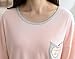 MyFav Big Girls Spring Winter Sleepwear Nighty Long Sleeve Heart Shape Pajama
