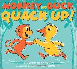 Monkey and Duck Quack Up! 0545827116 Book Cover