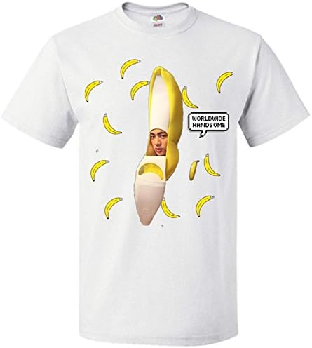HELUXUEA Men's BTS Funny Kim Seok Jin 1992 Banana Worldwide Handsome Meme T-Shirt