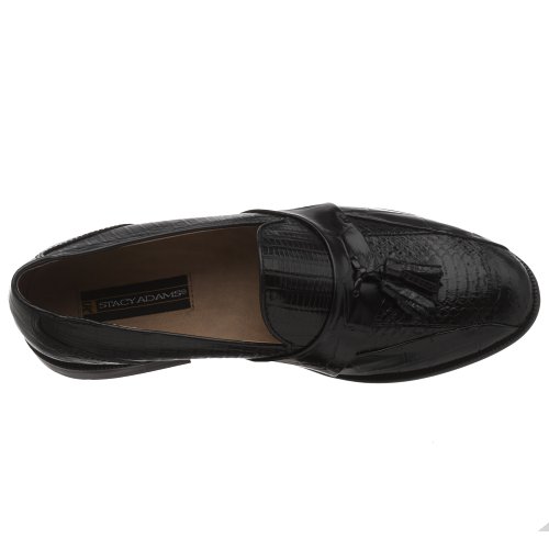 Stacy Adams Shoes Men Sz#8.5M Salyer Black Slip On Stacy Adams Mens Alberto Tassel Loafer Black 8 5 M  main image 4