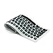 CHINFAI External Keyboard for Laptop Silicone Roll Up Folding Travel Portable Wired USB Keyboard for Tablet Computer PC (Black)