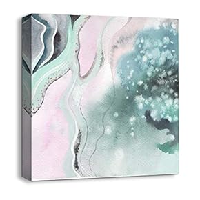 Canvas Wall Art Abstract Bricks Feature...