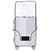 Swiky Luggage Cover 24 Inch Suitcase Cover Rolling Luggage Cover Protector Clear PVC Suitcase Cover for Carry on Luggage