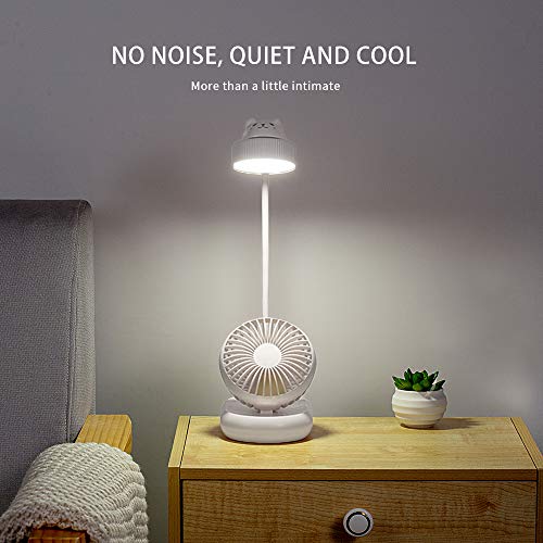 Splelife Desk Lamp Fan Combination has 3 Different Wind Speed and