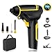 Tire Inflator with Digital Pressure Gauge, 150PSI 12V DC Portable Air Compressor Pump with 3 High Air Flow Nozzles & Adaptors for Cars, Bicycles and Basketballs