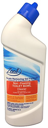 Zaal Scale Removing Gel Formula Cleaner | Non-Foaming Bathroom Toilet Bowl Cleaner Removes Calcium Scale and Uric Acid | Eradicates Source of Unpleasant Odors and Build Ups, Leaves Fresh Scent