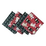 Funkins Reusable Cloth Napkins for Kids | Lunch Boxes | Machine Washable | Name Tag | Set of 4, 12