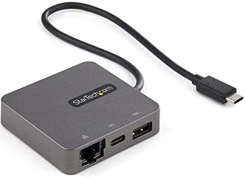 StarTech.com USB-C Multiport Adapter, USB 3.1 Gen 2 Type-C Mini Dock, USB-C to 4K HDMI or 1080p VGA Video, 10Gbps USB-A USB-C