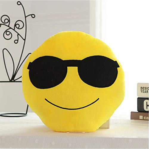 PinShang Throw Pillow for Office Home Decor Cute Stuffed Sunglasses