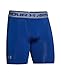 Under Armour Men's HeatGear Armour Compression Shorts – Mid, Royal (400)/Steel, Large