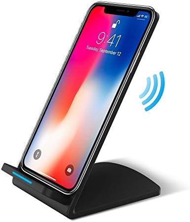 Fast Wireless Charger for iPhone 8 iPhone X Samsung Galaxy S8 Note 8 and All Qi-Enabled Devices Quick Charger Holder