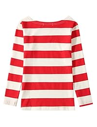 SSLR - Camiseta de manga larga con diseño de rayas