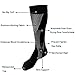 Sunfung Compression Socks for Men and Women 2 Pairs S M (1 Black +1 White)
