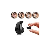 Newest CSBROTHER Smallest Wireless Invisible Bluetooth Mini Earphone Earbud Headset Headphone Support Hands-free Calling For iPhone Samsung Xiaomi Sony Lenovo HTC LG and Most Smartphone. (Black)