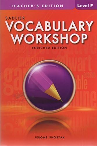 Vocabulary Workshop, Level D, Grade 9, Teacher's Edition: Shostak