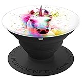 Watercolor Painted Unicorn - Phone Mount, Holder Knob 6748 - PopSockets Grip and Stand for Phones and Tablets