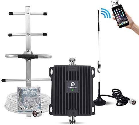 Cell Phone Signal Booster Repeater for Home and Office - Boost Verizon AT&T T-Mobile 4G LTE Voice & Data Signal with Dual 700MHz Band 12/13/17 Amplifier and Omni/Yagi Antennas