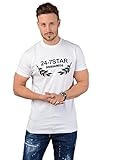 DSquared2 T-Shirt - S74GD0306 Mens 24-7 Star T-Shirt in White