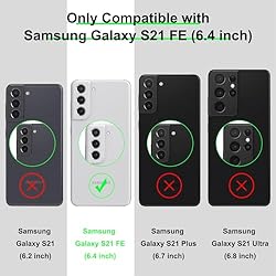 Aitipy for Samsung Galaxy S21 FE Case with 1 Screen