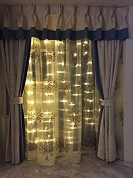 Naisidier 100LED 33 Feet Ball Globe Long String Lights Warm Color Fairy Starry Light for Xmas  Party Home Garden (Warm White)