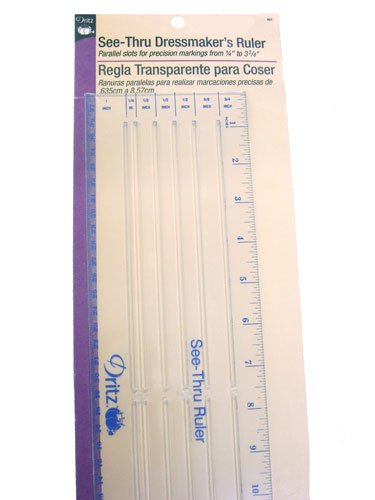 Dritz See-Thru Dressmaker S Ruler
