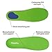 Fittest Pro Plantar Fasciitis Orthotic Insoles Full & 3/4 Length Shoe Sole Inserts for Men and Women Looking for Foot and Heel Pain Relief - Large Green