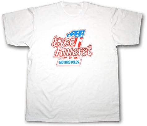 LE14 Clothing Hotfuel No. 1 Evel Motorcycles Vintage T-Shirt (Small - 4XL) (Large)