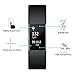 [8 Pack] Fitbit Charge 2 Screen Protector, OMOTON Full-Coverage HD Clear Premium Screen Protector for Fitbit Charge 2 with [Ultra-Clarity] [Highly Responsive] [No Bubble Installtion]