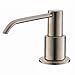 Comllen Commercial Brushed Nickel Stainless Steel Kitchen Sink Countertop Soap Dispenser With 10.6 Ounce Capacity, Brushed Nickel