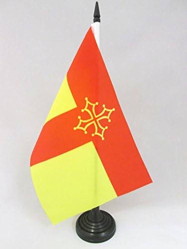 AZ FLAG Tarn Table Flag 5'' x 8'', French department Office Decoration 100% Polyester 21 x 14 cm