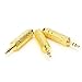 SiYear 3-Pack 3.5mm Male Plug to 6.35mm Female Stereo Jack Adaptor (Gold Plated),for Audio Earphone,Headphones ect