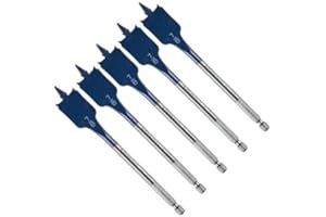 Tolxh Pack of 5#DSB1011B Replacement Part New 7/8 in. x 6 in. Daredevil Spade Bits for Bosch