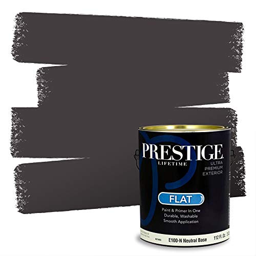 Prestige Paints E100-N-SW7083 Exterior Paint and Primer in One, 1-Gallon, Flat,…